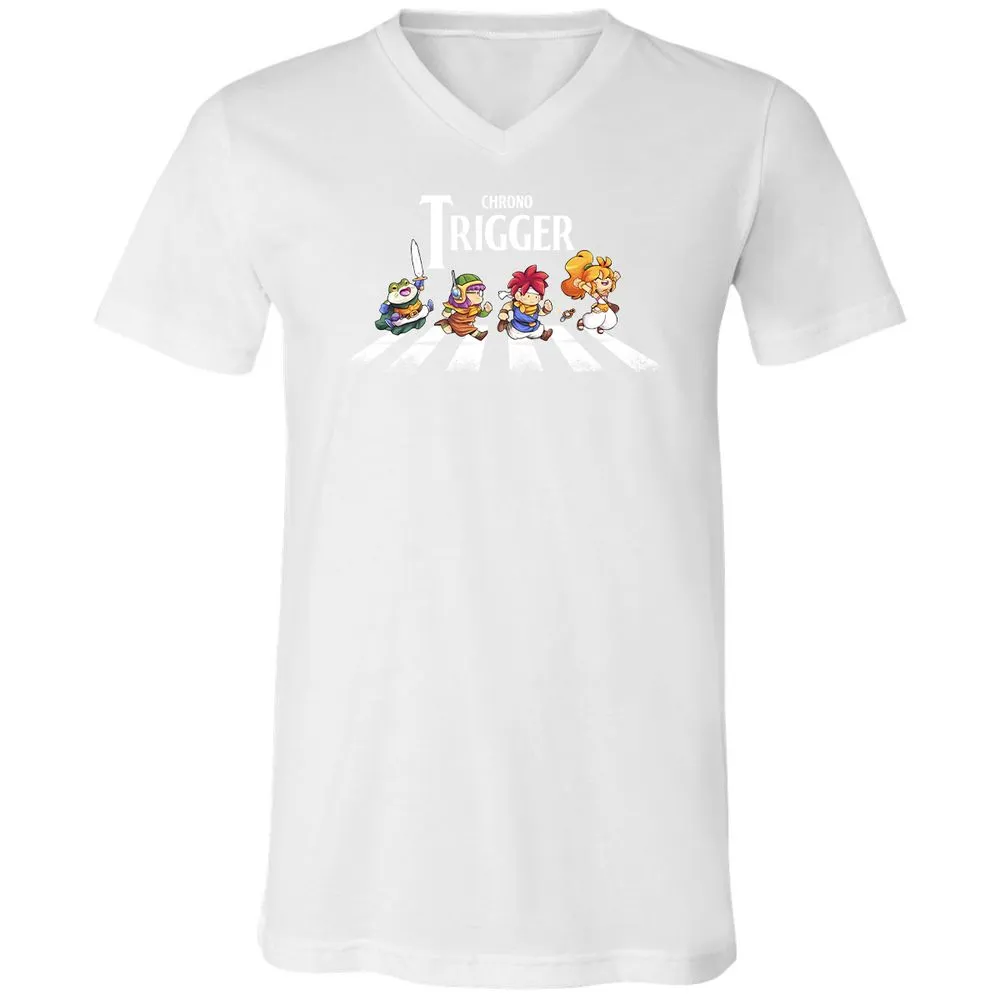 Unisex V-Neck T-Shirt - A8PS1XJ5 - White - 5