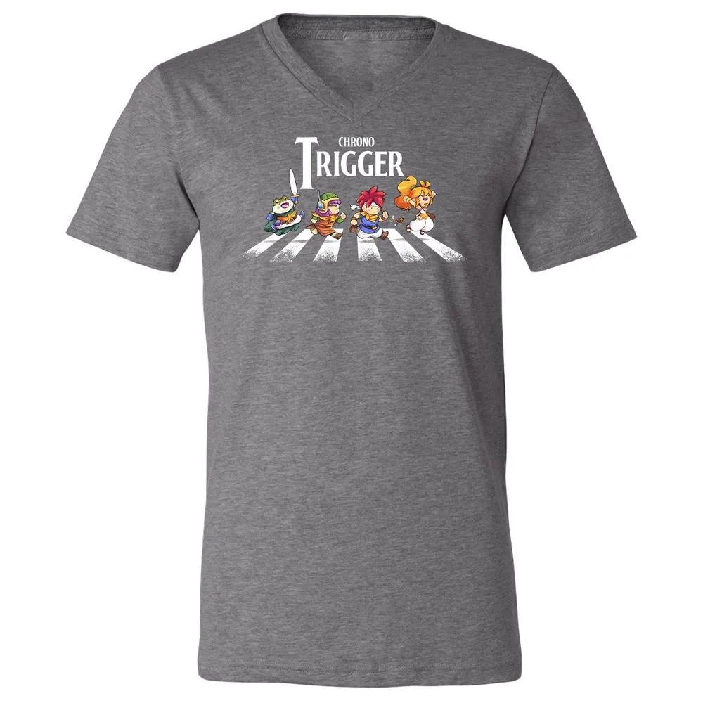 Unisex V-Neck T-Shirt - A8PS1XJ5 - Deep Heather - 13