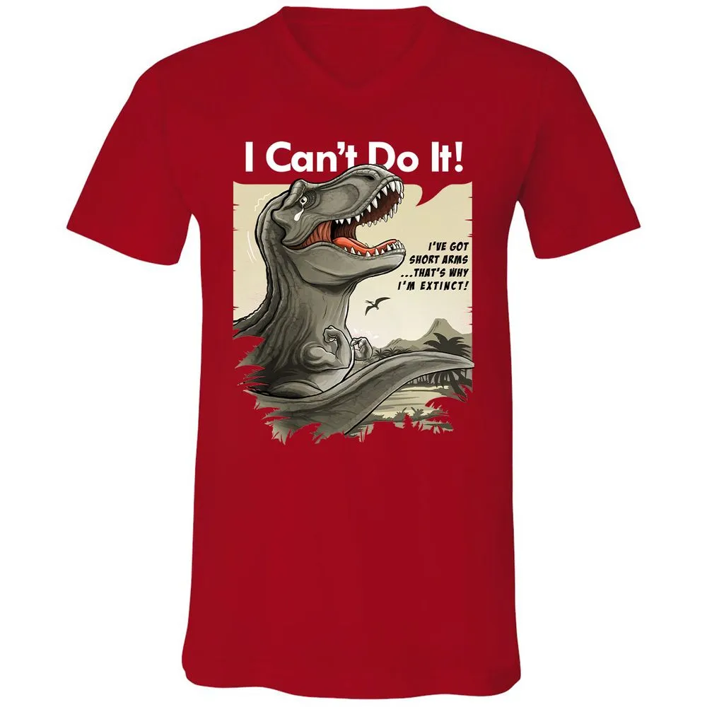Unisex V-Neck T-Shirt - 2GM9G4FB - Red - 3