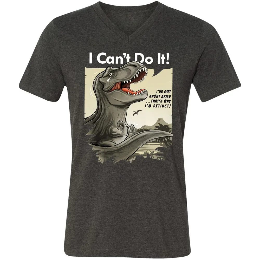 Unisex V-Neck T-Shirt - 2GM9G4FB - Dark Grey Heather - 8
