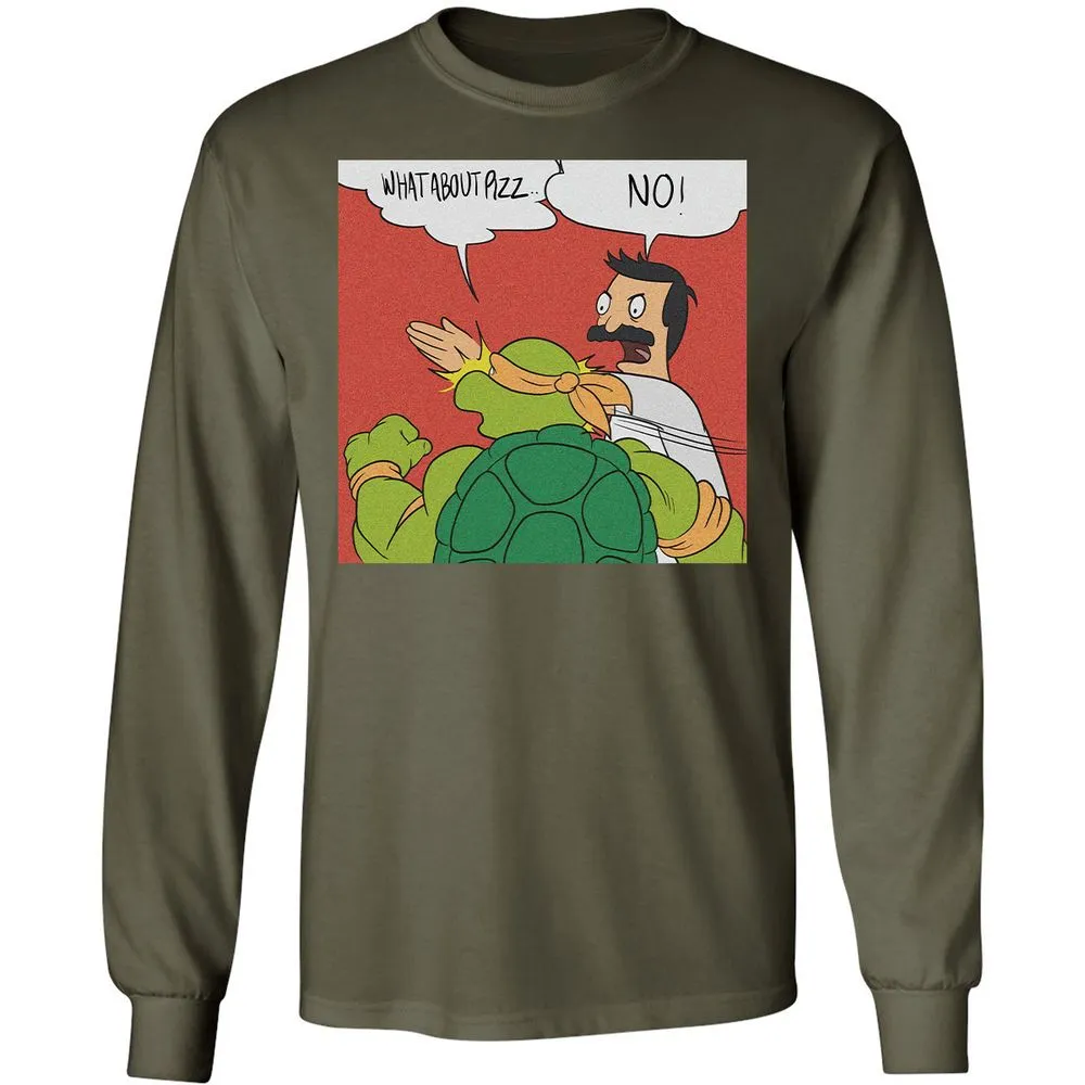 Long Sleeve T-Shirt - VNHM9GVW - Military Green - 16