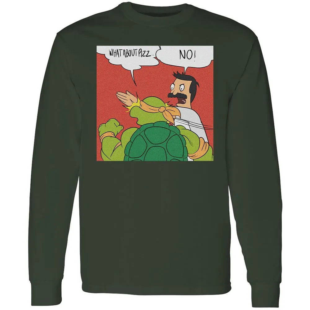 Long Sleeve T-Shirt - VNHM9GVW - Forest Green - 4