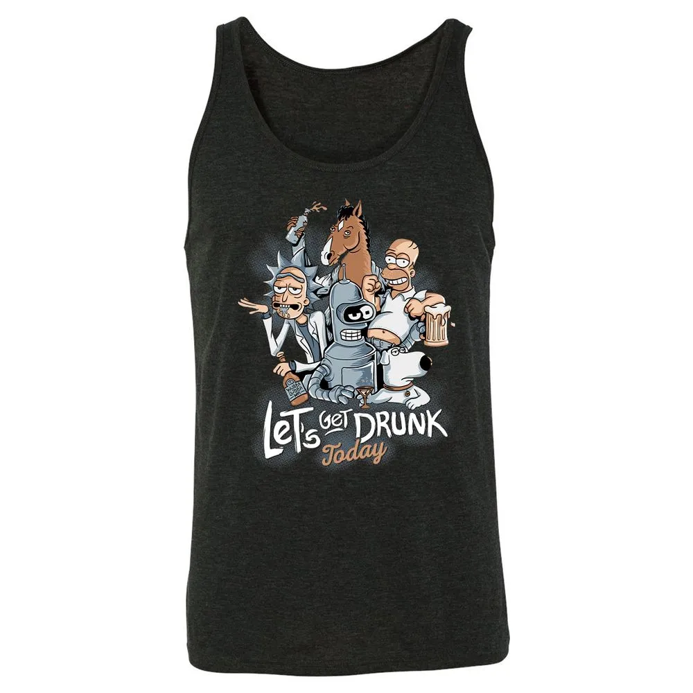 Unisex Jersey Tank - E649C72H - Charcoal Black Triblend - 5