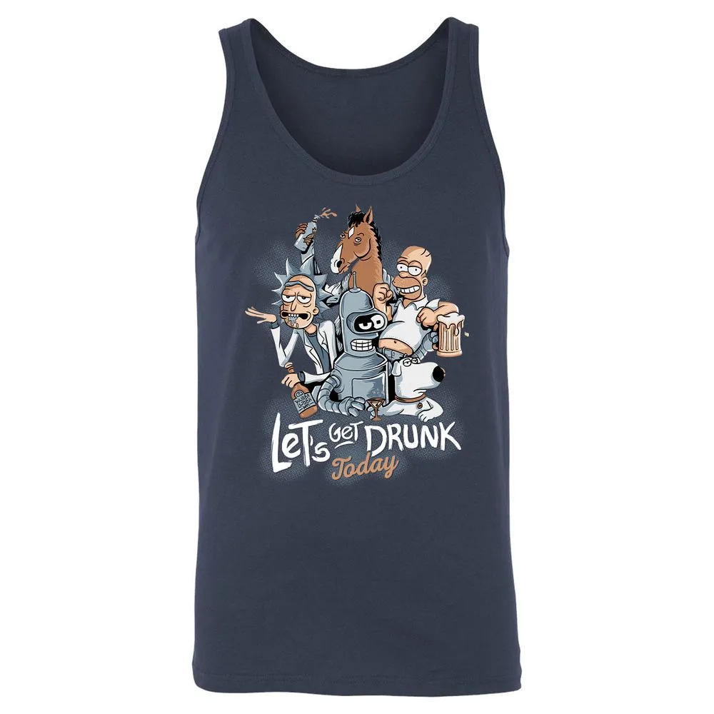 Unisex Jersey Tank - E649C72H - Navy - 2