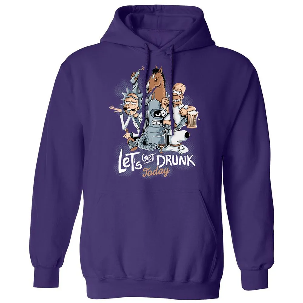 Classic Unisex Hoodie - U5AZTJKU - Purple - 6