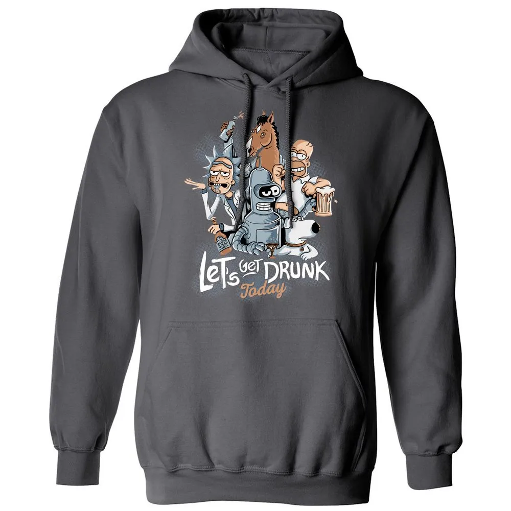 Classic Unisex Hoodie - U5AZTJKU - Charcoal - 7