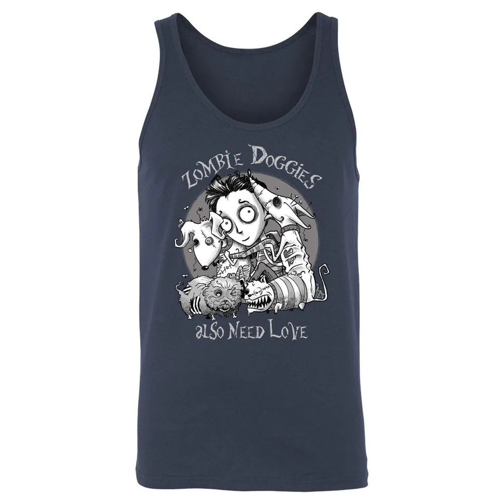 Unisex Jersey Tank - XM3QD3L9 - Navy - 2