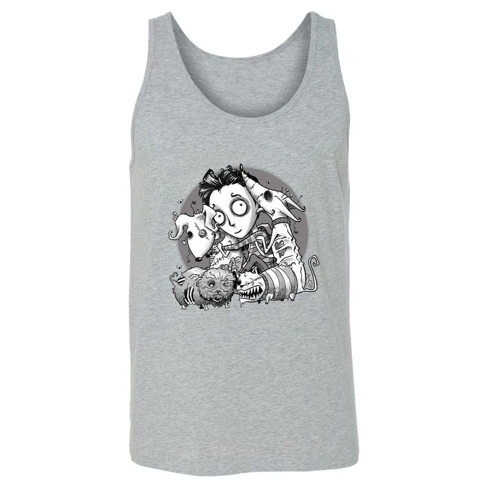 Unisex Jersey Tank - XM3QD3L9 - Athletic Heather - 4