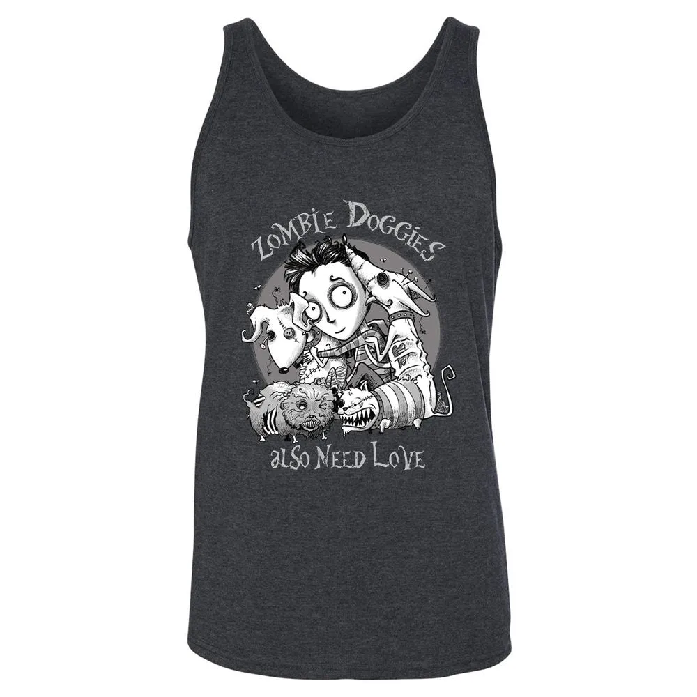 Unisex Jersey Tank - XM3QD3L9 - Dark Grey Heather - 6