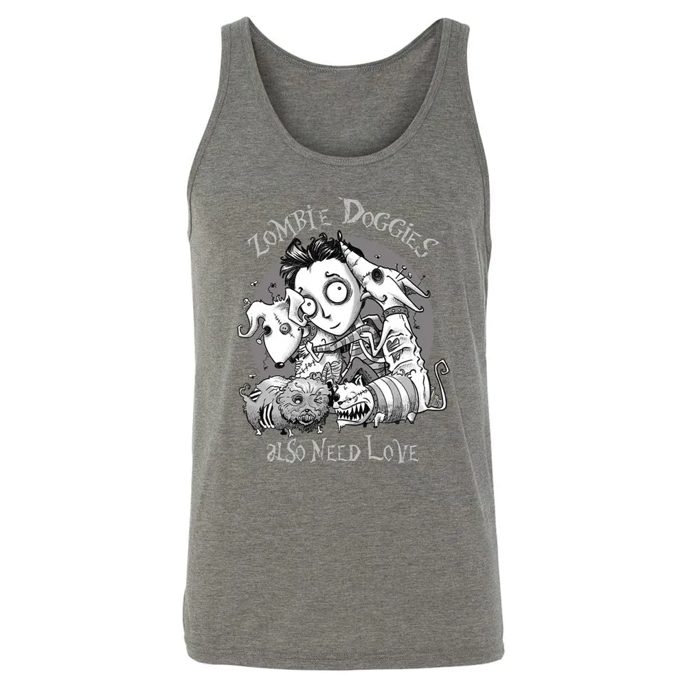 Unisex Jersey Tank - XM3QD3L9 - Grey Triblend - 8