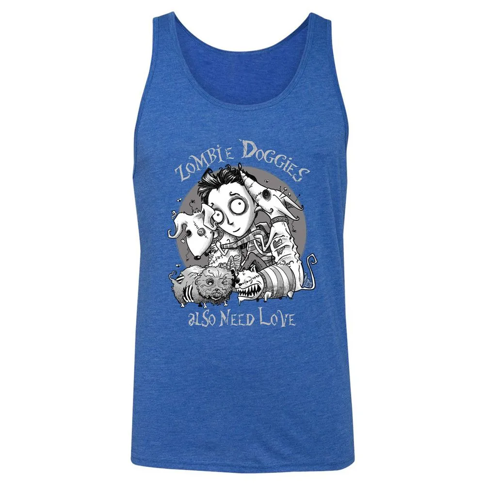 Unisex Jersey Tank - XM3QD3L9 - True Royal Triblend - 12
