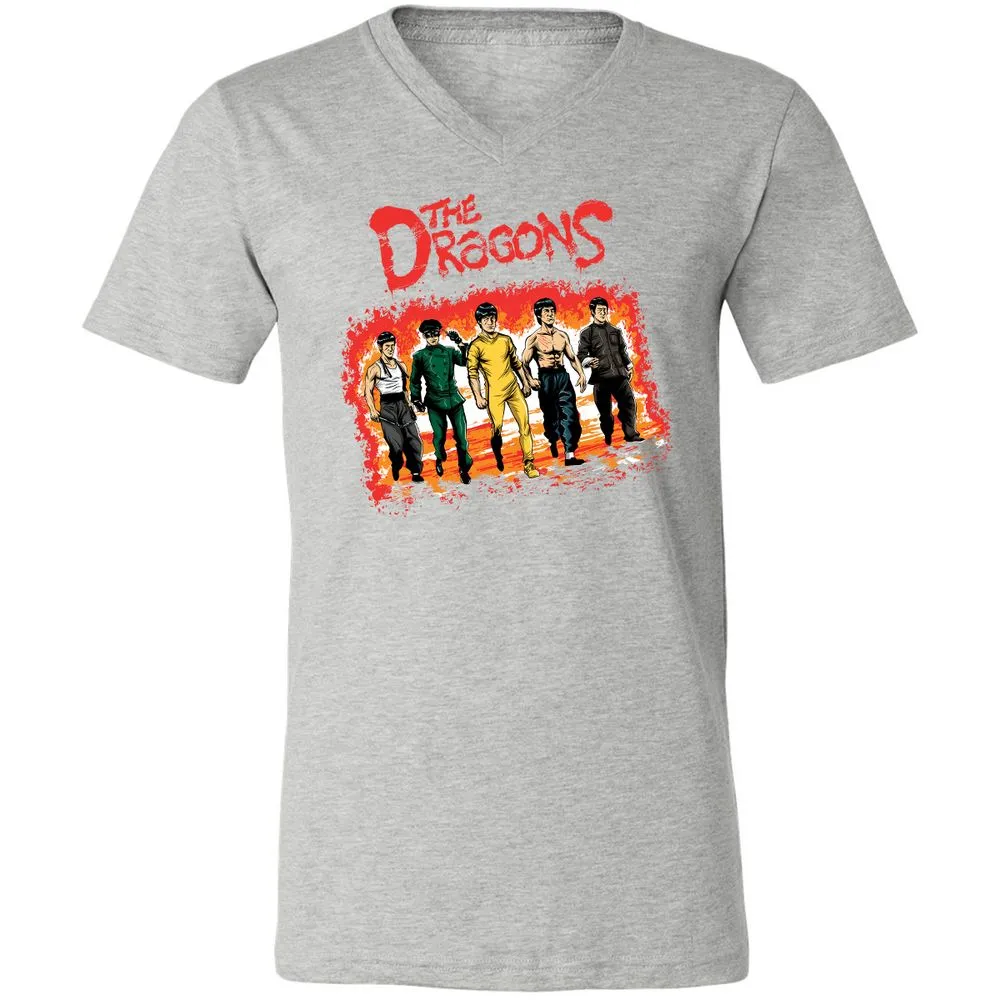 Unisex V-Neck T-Shirt - 2NK7CQP1 - Athletic Heather - 7