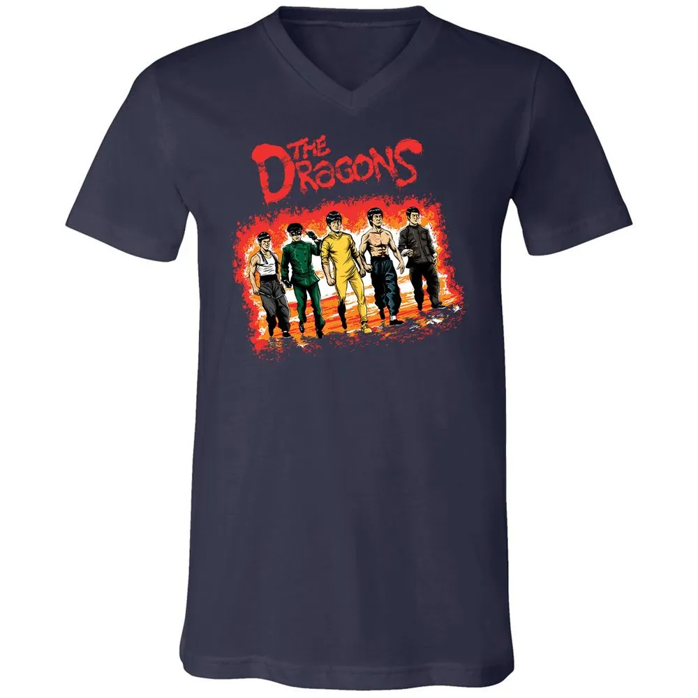 Unisex V-Neck T-Shirt - 2NK7CQP1 - Navy - 2
