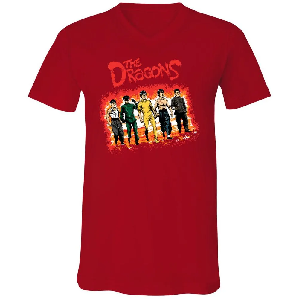 Unisex V-Neck T-Shirt - 2NK7CQP1 - Red - 3