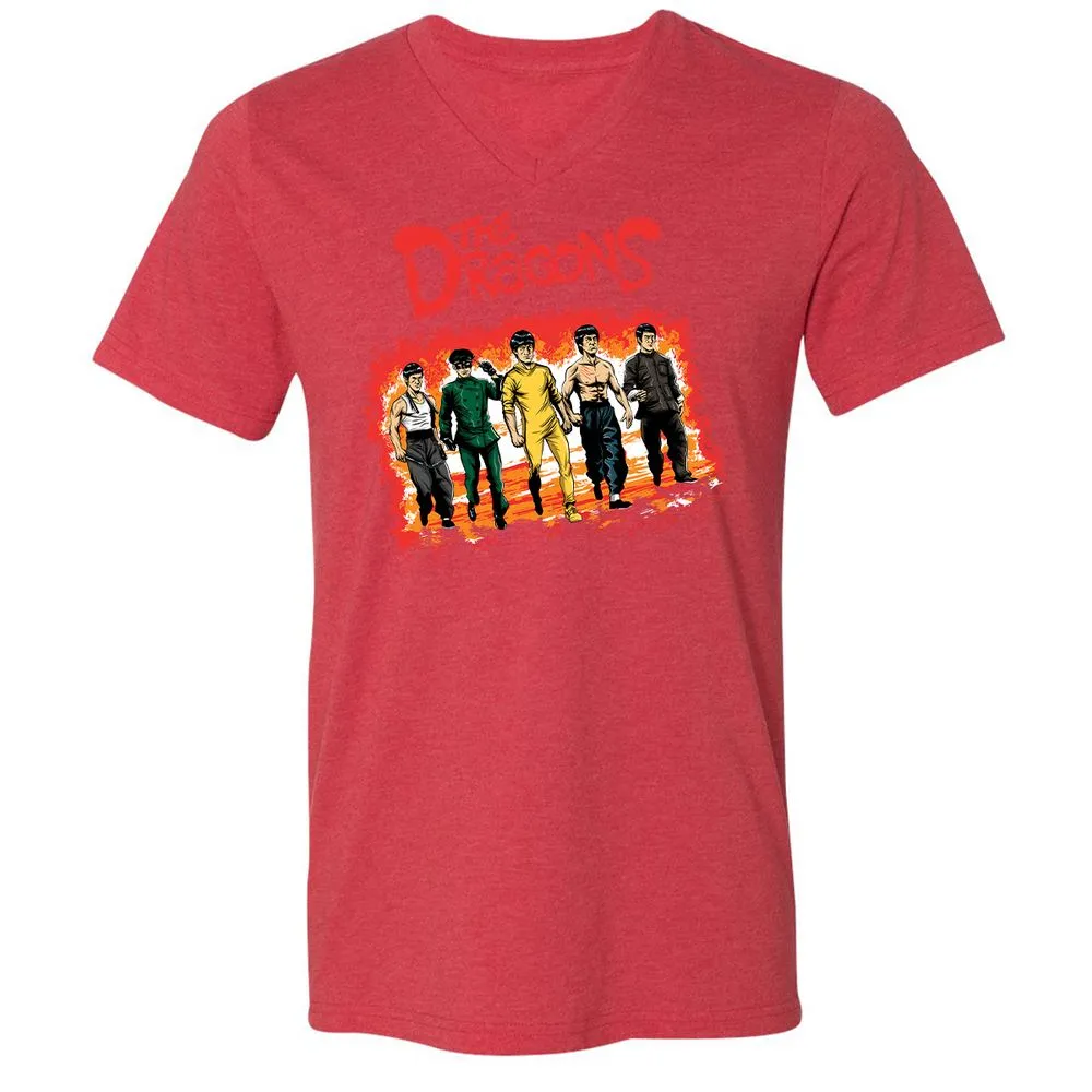 Unisex V-Neck T-Shirt - 2NK7CQP1 - Heather Red - 16