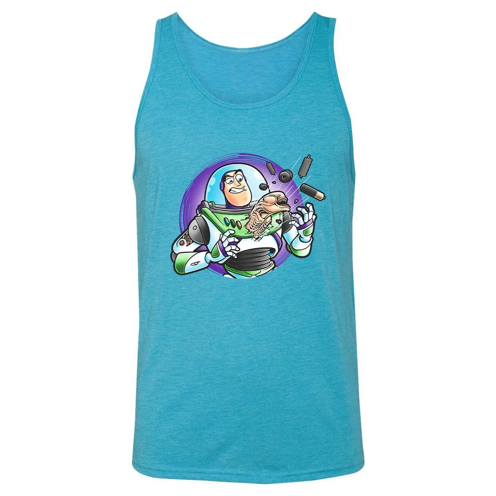 Unisex Jersey Tank - G9HGXUV6 - Aqua Triblend - 3