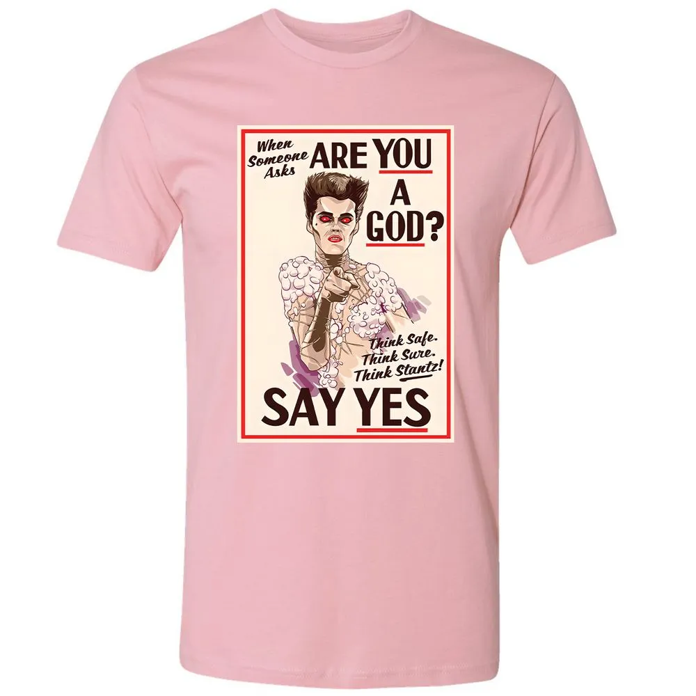 Premium Unisex T-Shirt - YRTXWK7Q - Light Pink - 3