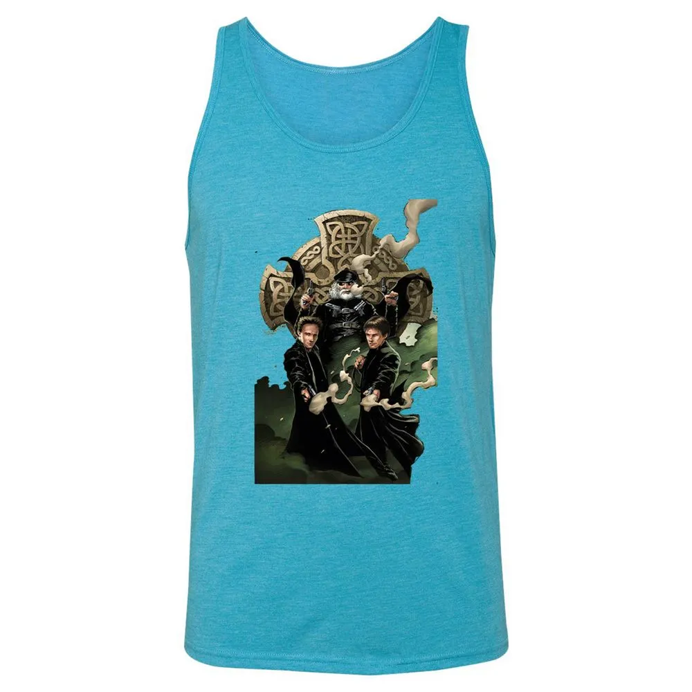 Unisex Jersey Tank - H3U5ECNK - Aqua Triblend - 3
