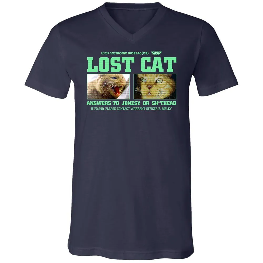 Unisex V-Neck T-Shirt - R84XMN4U - Navy - 2