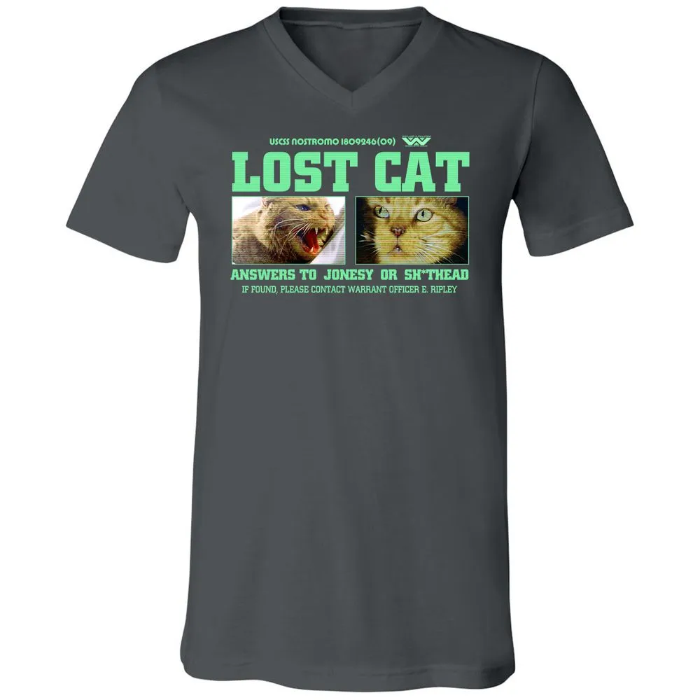 Unisex V-Neck T-Shirt - R84XMN4U - Asphalt - 12