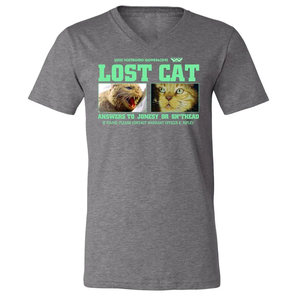 Unisex V-Neck T-Shirt - R84XMN4U - Deep Heather - 13