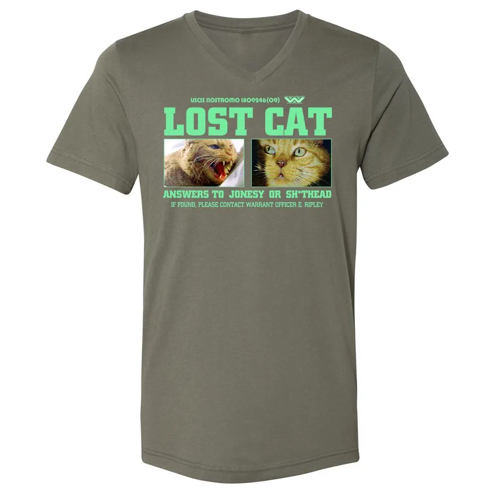Unisex V-Neck T-Shirt - R84XMN4U - Military Green - 10