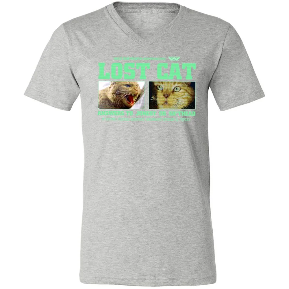 Unisex V-Neck T-Shirt - R84XMN4U - Athletic Heather - 7