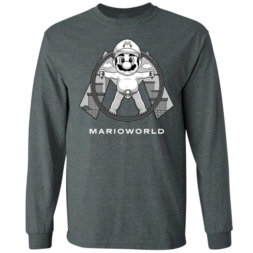 Long Sleeve T-Shirt - 2A5V9WT8 - Dark Heather - 15