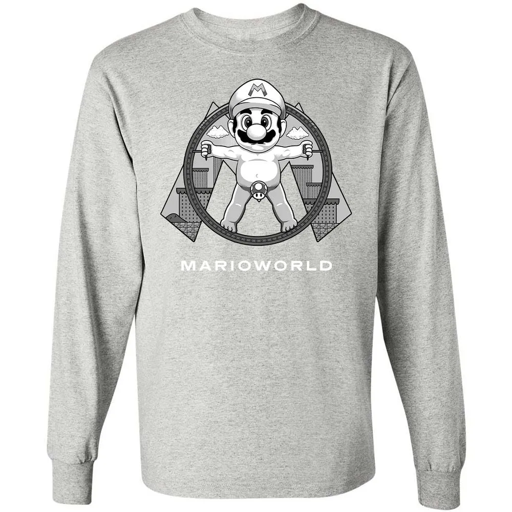 Long Sleeve T-Shirt - 2A5V9WT8 - Ash - 7