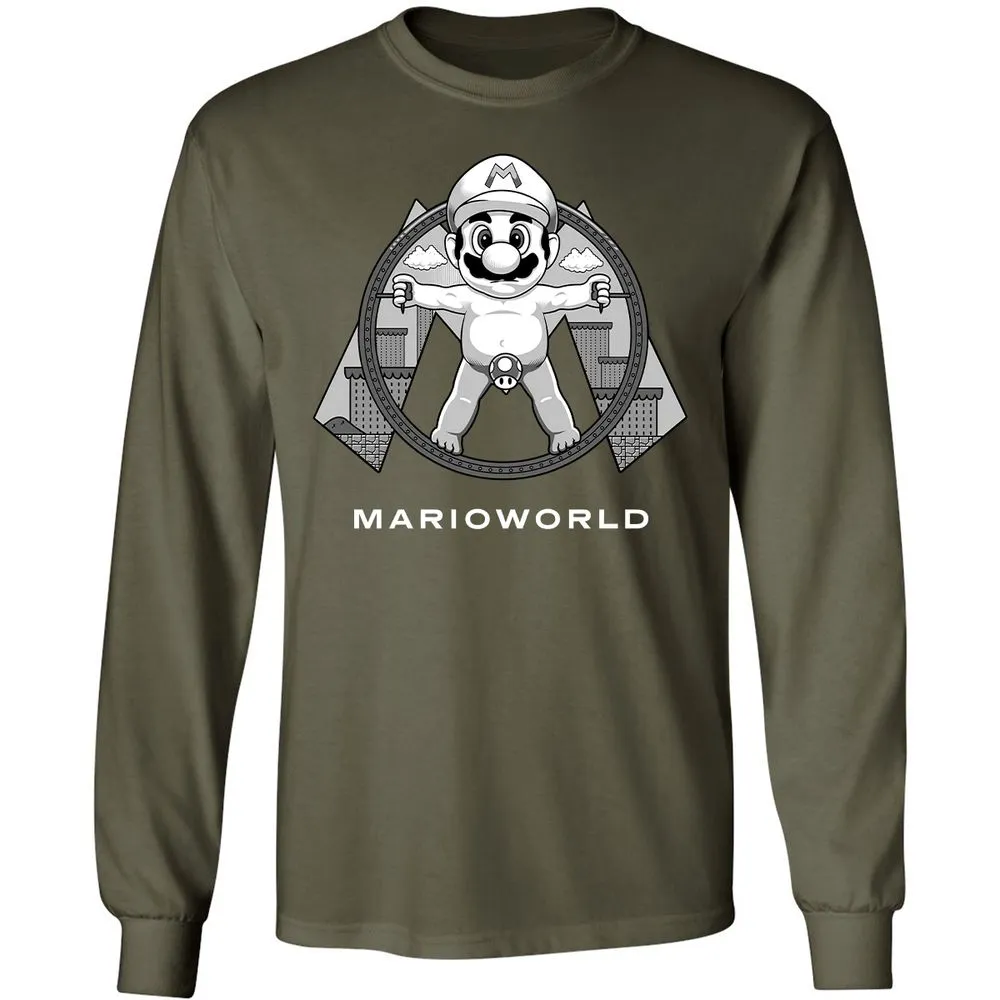 Long Sleeve T-Shirt - 2A5V9WT8 - Military Green - 16