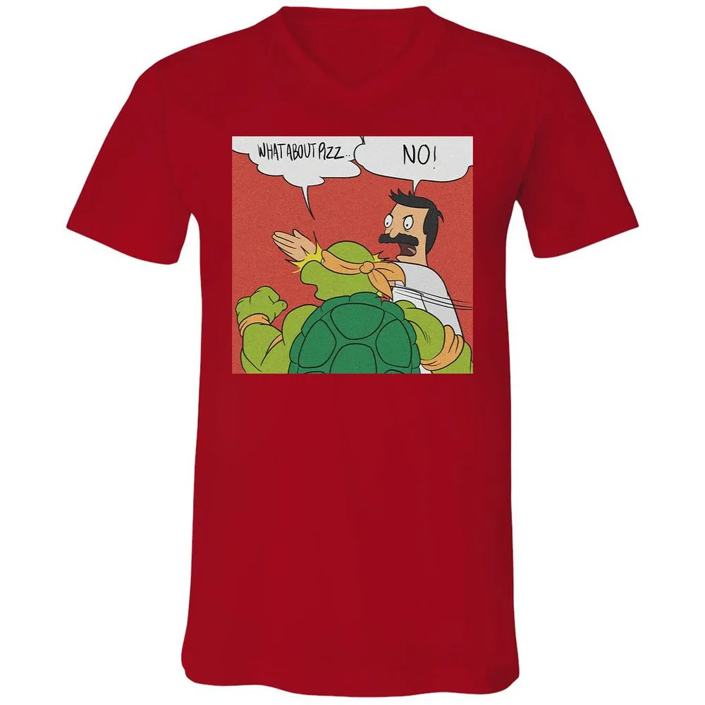 Unisex V-Neck T-Shirt - EDMT4NVF - Red - 3