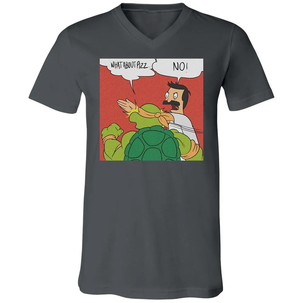 Unisex V-Neck T-Shirt - EDMT4NVF - Asphalt - 12