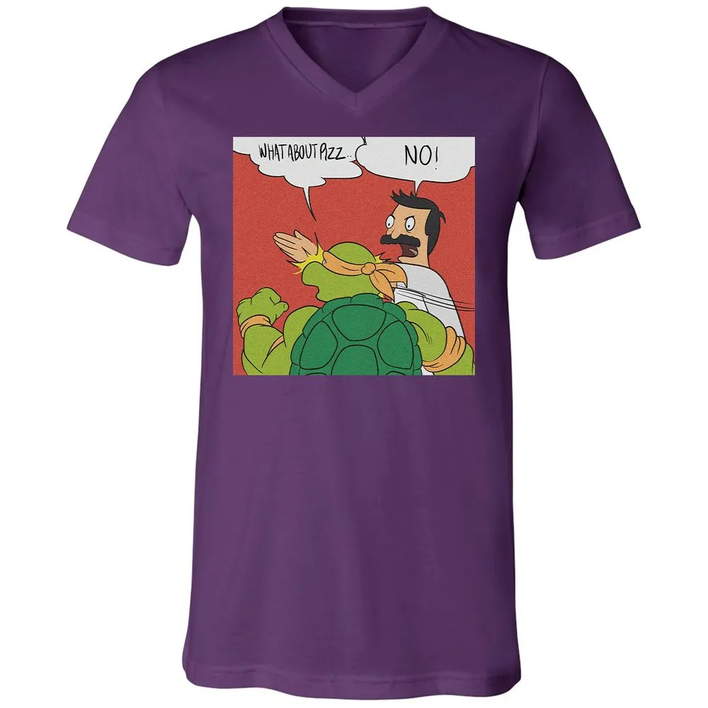 Unisex V-Neck T-Shirt - EDMT4NVF - Team Purple - 9