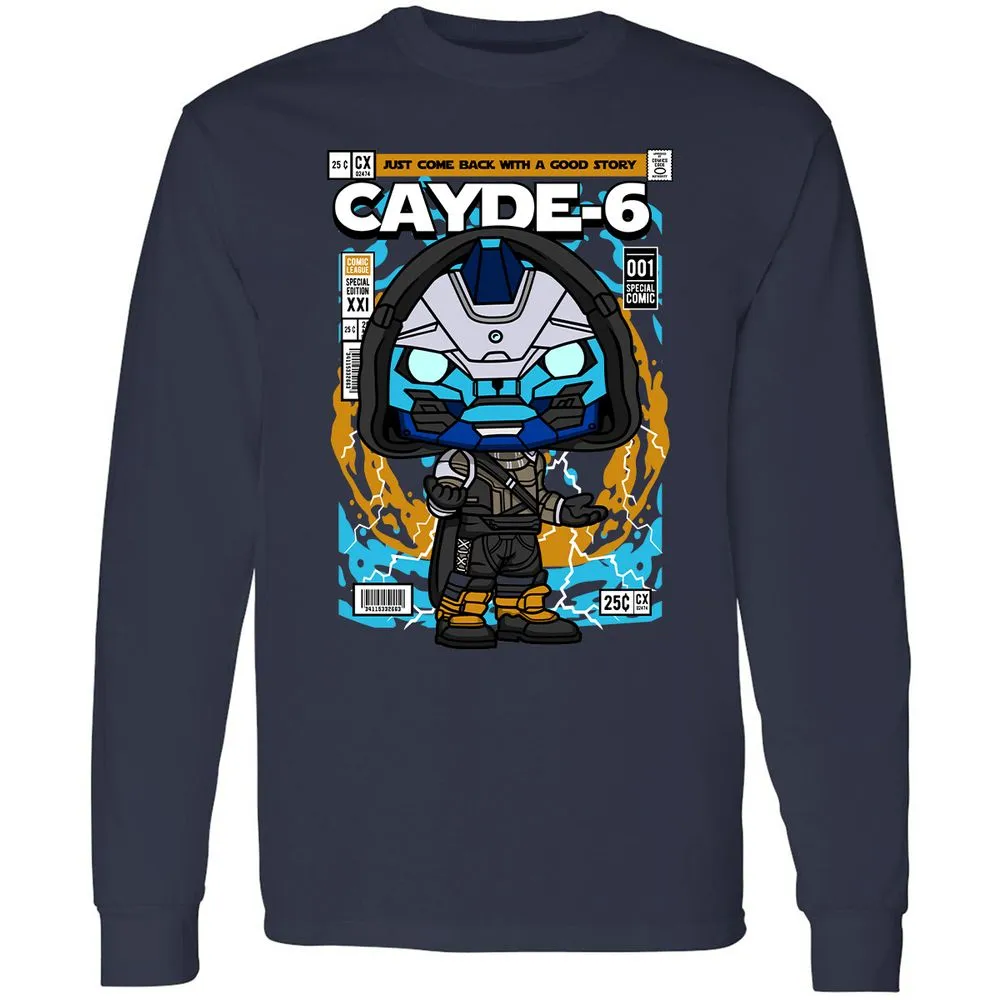 Long Sleeve T-Shirt - 84EP2FNF - Navy - 2