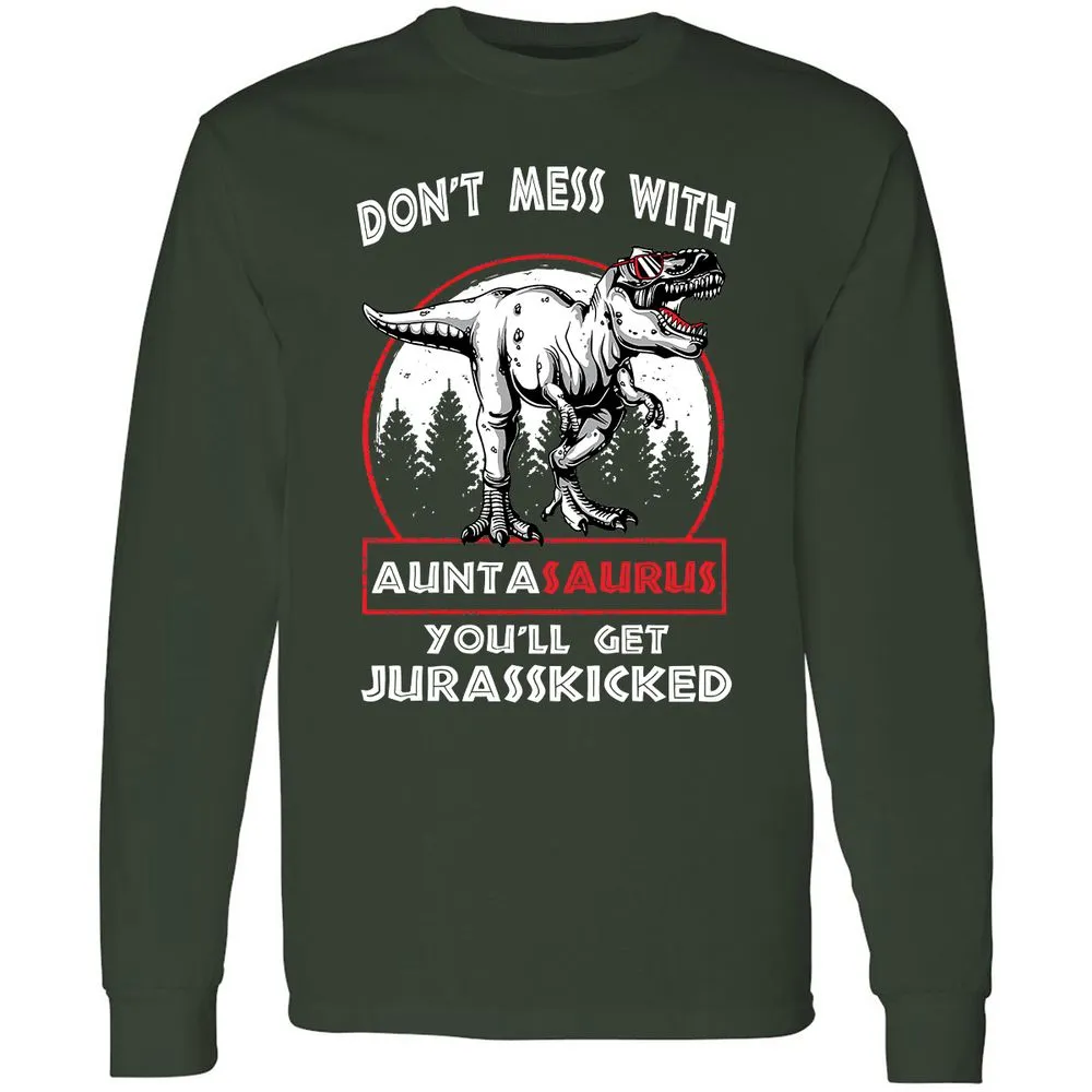 Long Sleeve T-Shirt - 3FSHT8SQ - Forest Green - 4