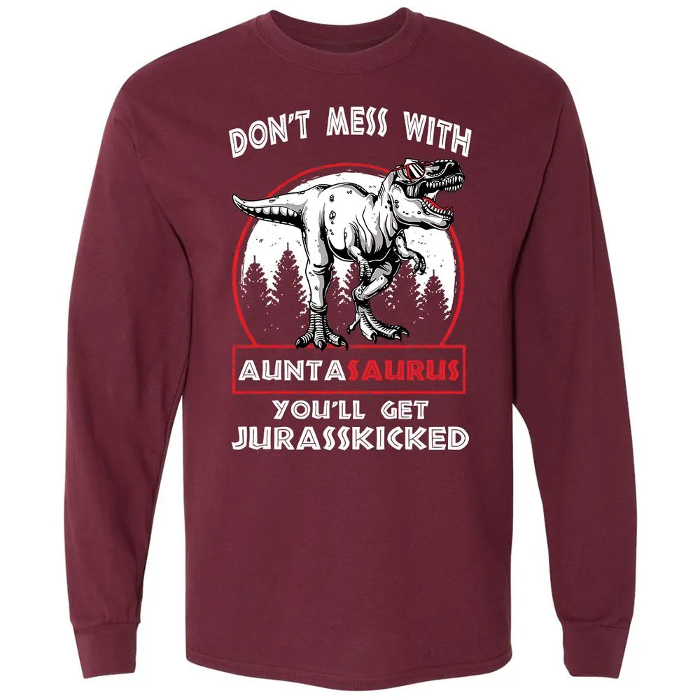 Long Sleeve T-Shirt - 3FSHT8SQ - Maroon - 11