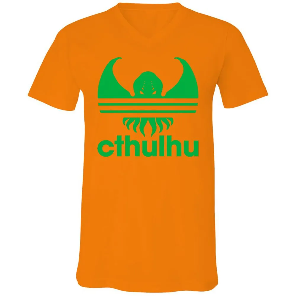 Unisex V-Neck T-Shirt - M79YEUF1 - Orange - 11