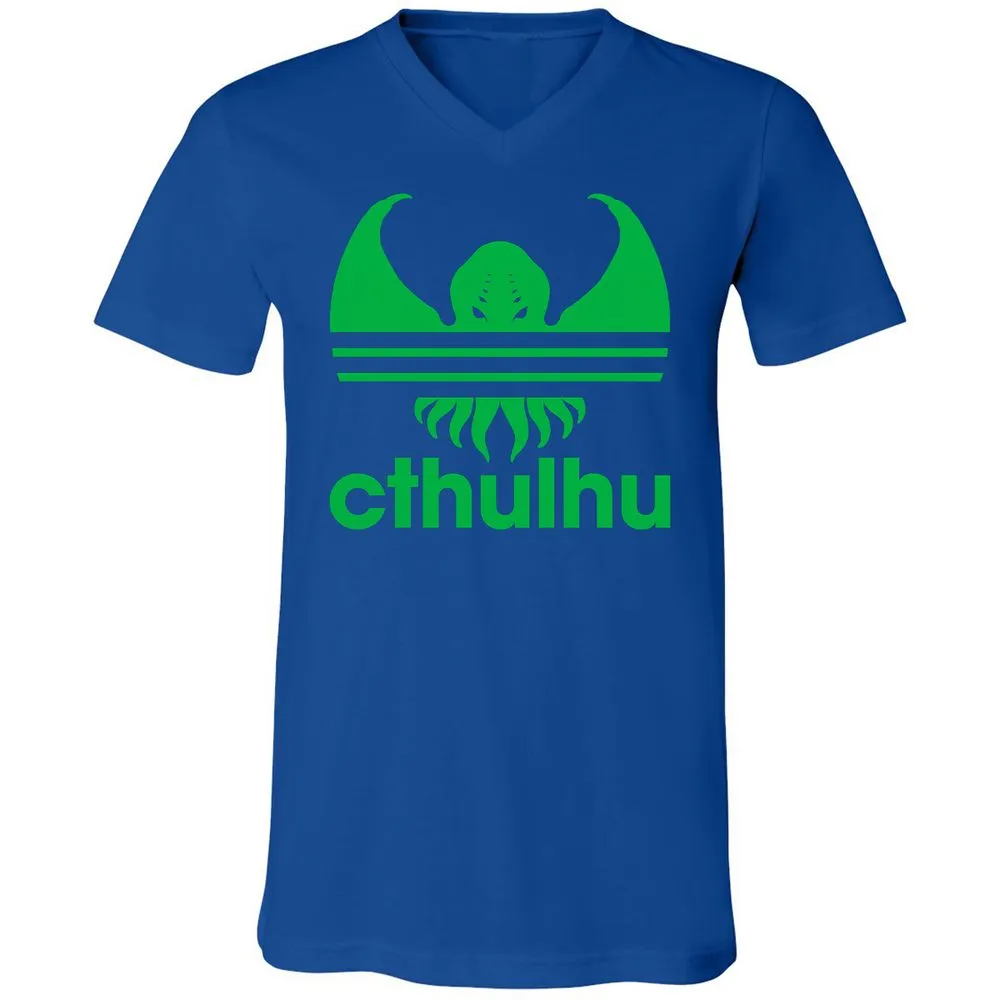 Unisex V-Neck T-Shirt - M79YEUF1 - True Royal - 4