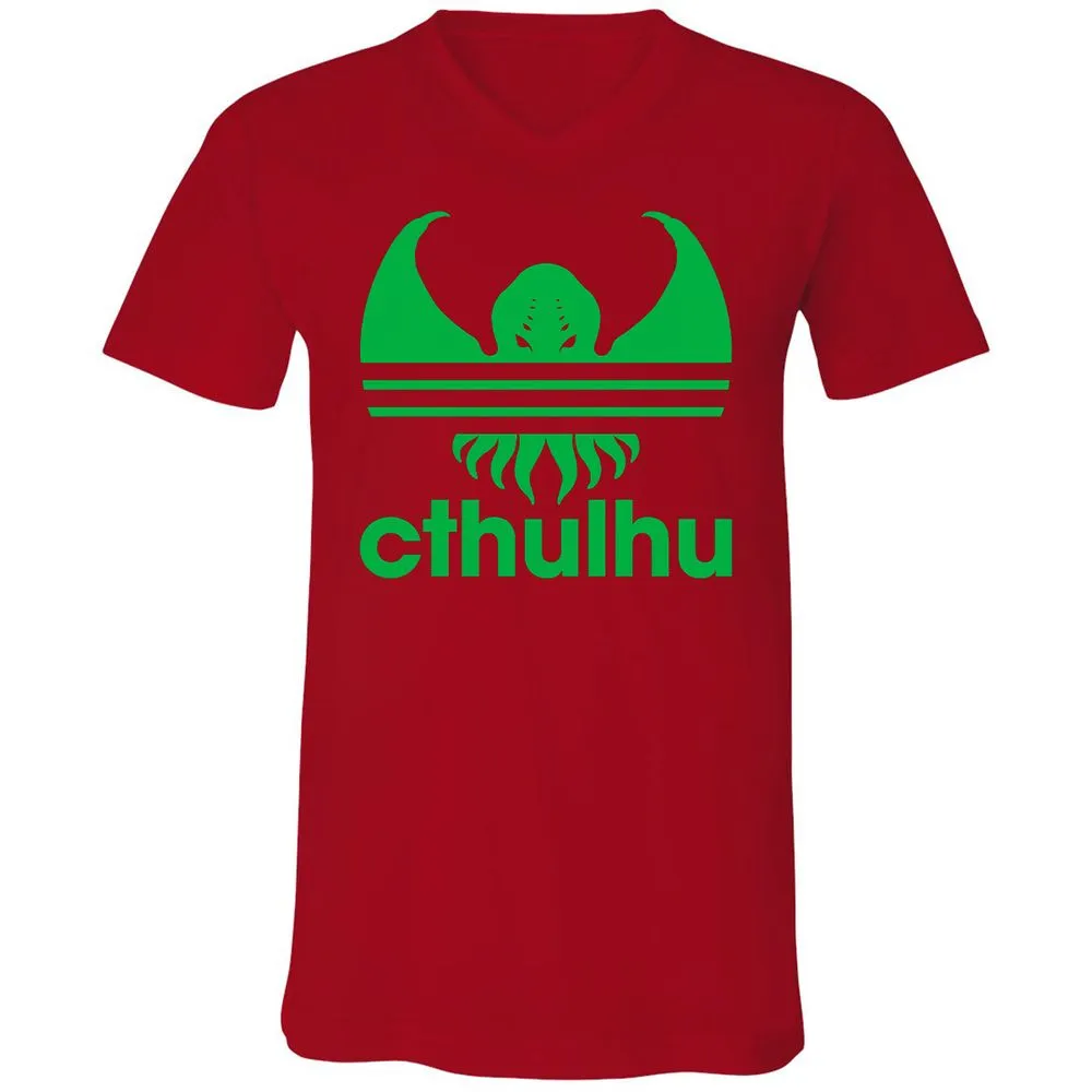 Unisex V-Neck T-Shirt - M79YEUF1 - Red - 3
