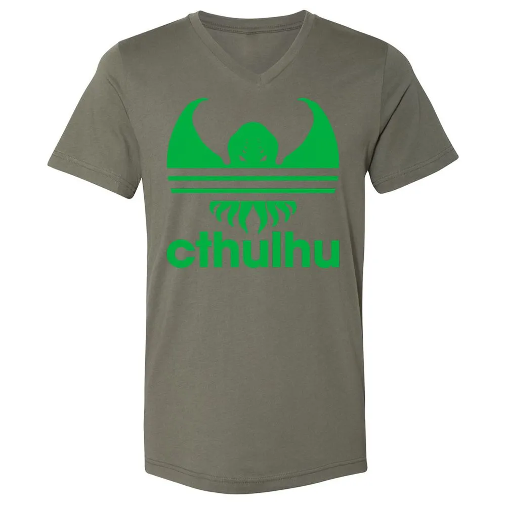 Unisex V-Neck T-Shirt - M79YEUF1 - Military Green - 10