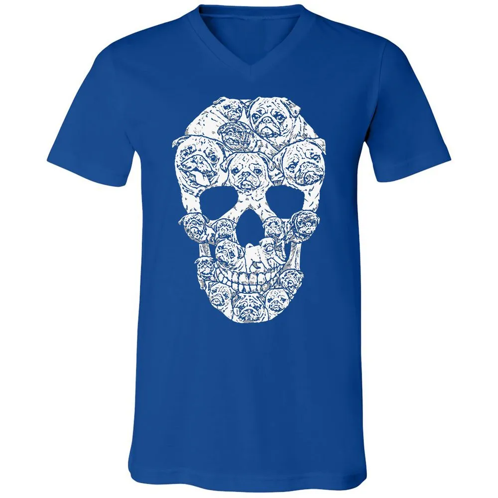 Unisex V-Neck T-Shirt - 5YYCGDZH - True Royal - 4