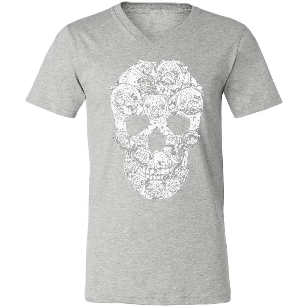 Unisex V-Neck T-Shirt - 5YYCGDZH - Athletic Heather - 7