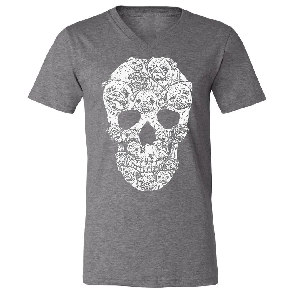Unisex V-Neck T-Shirt - 5YYCGDZH - Deep Heather - 13