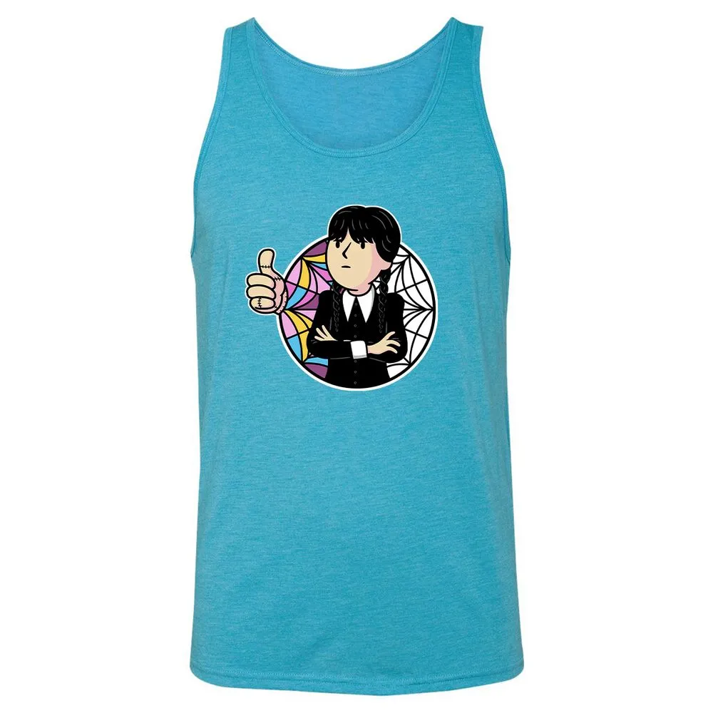 Unisex Jersey Tank - JAT94MGX - Aqua Triblend - 3