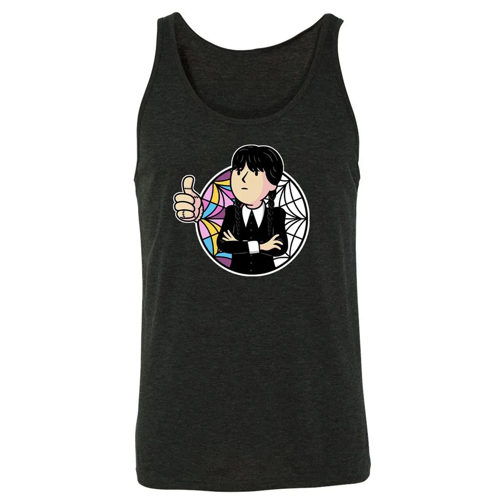 Unisex Jersey Tank - JAT94MGX - Charcoal Black Triblend - 5