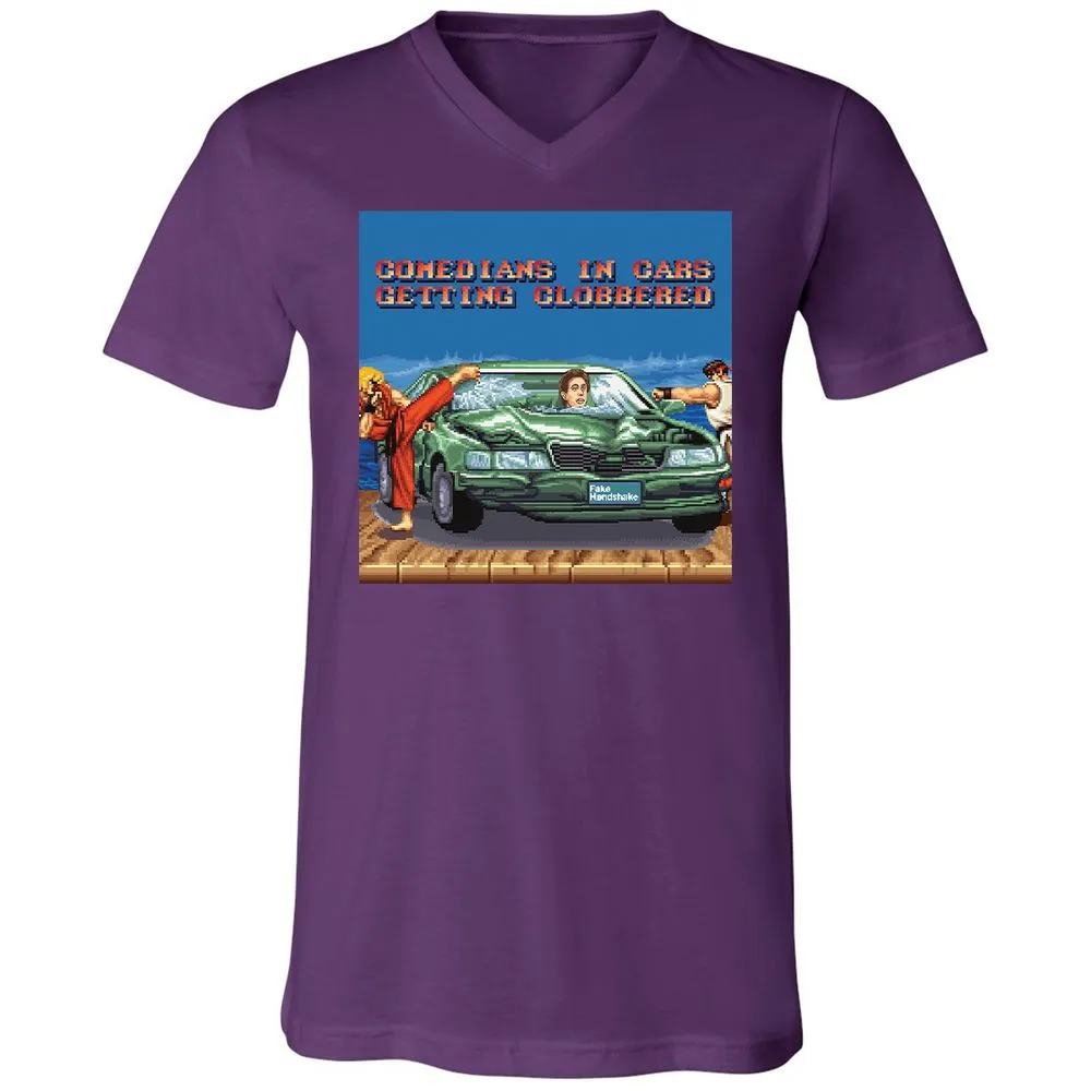 Unisex V-Neck T-Shirt - 9V252CMT - Team Purple - 9