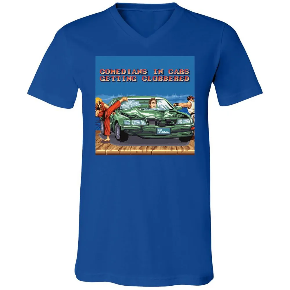 Unisex V-Neck T-Shirt - 9V252CMT - True Royal - 4