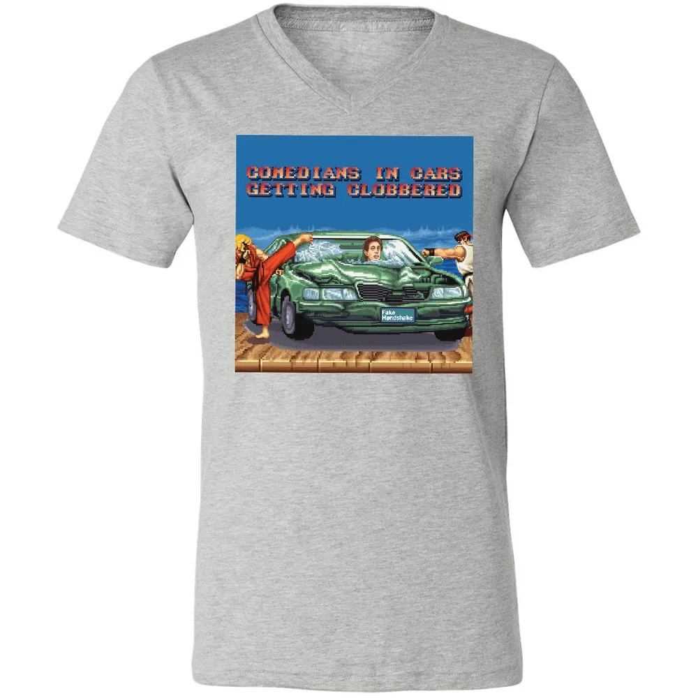 Unisex V-Neck T-Shirt - 9V252CMT - Athletic Heather - 7