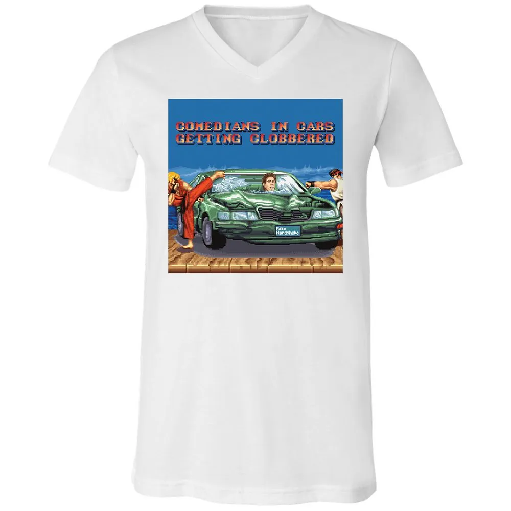Unisex V-Neck T-Shirt - 9V252CMT - White - 5