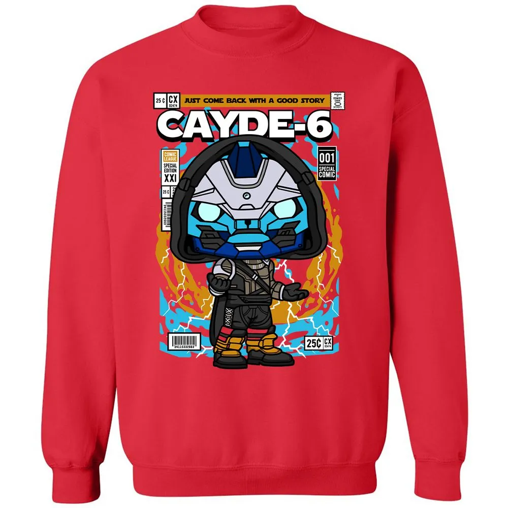 Classic Unisex Sweatshirt - BCQH9J48 - Red - 5
